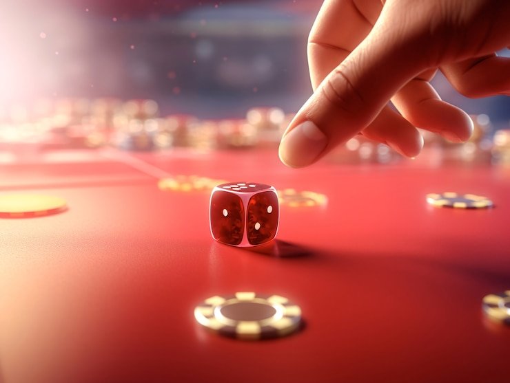 Red Tiger Sic Bo table on gaib4d showing dice outcome and payout calculation
